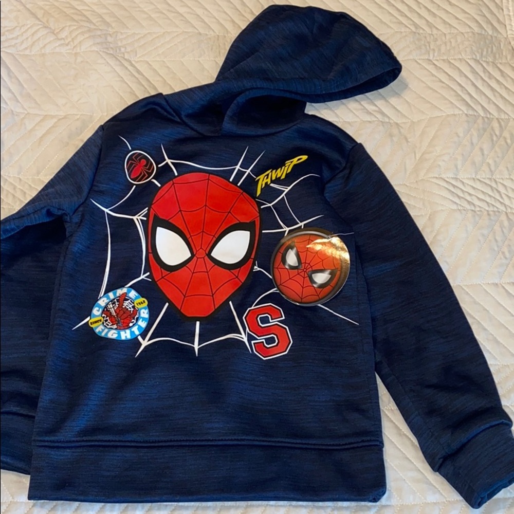 Spiderman boys hoodie 6T